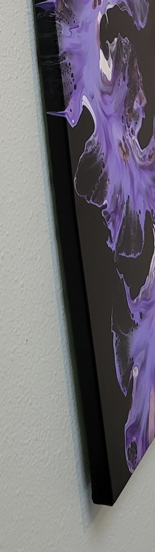 Original Fluid Art Painting 12x36 inch on Canvas