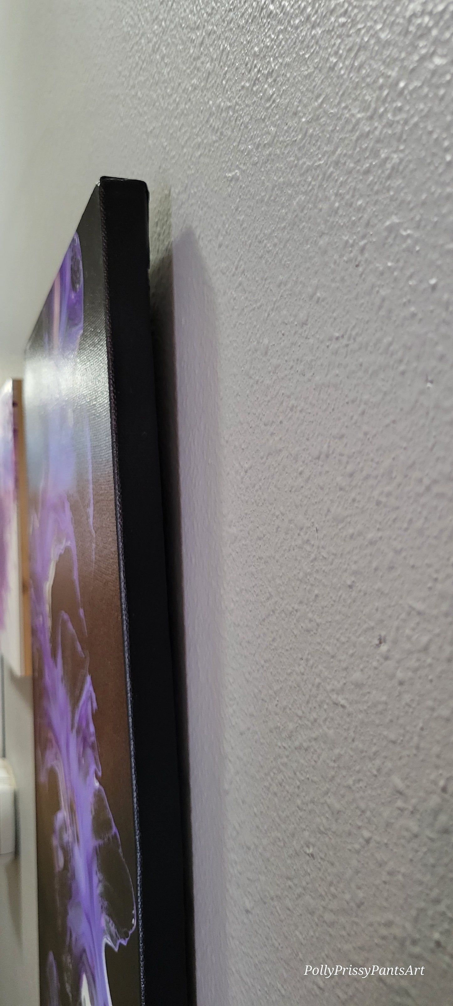 Original Fluid Art Painting 12x36 inch on Canvas