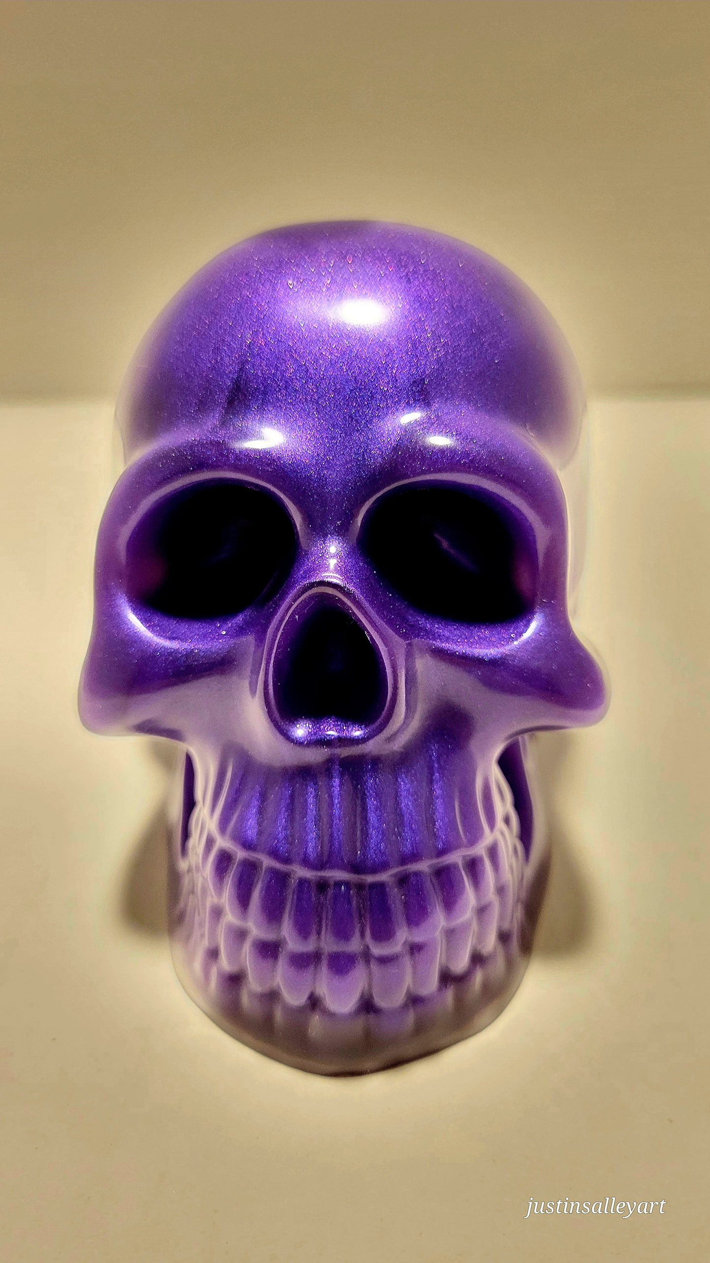 Resin Art Skull