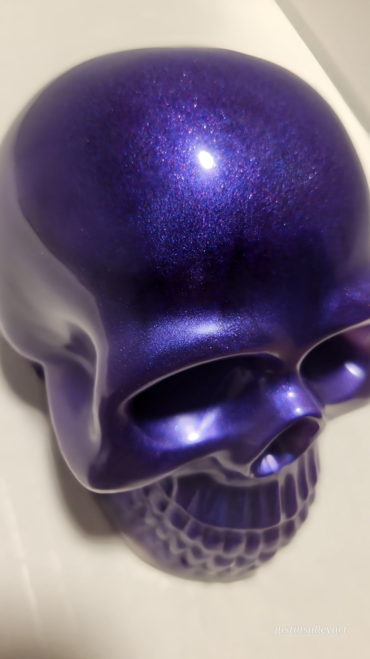 Resin Art Skull