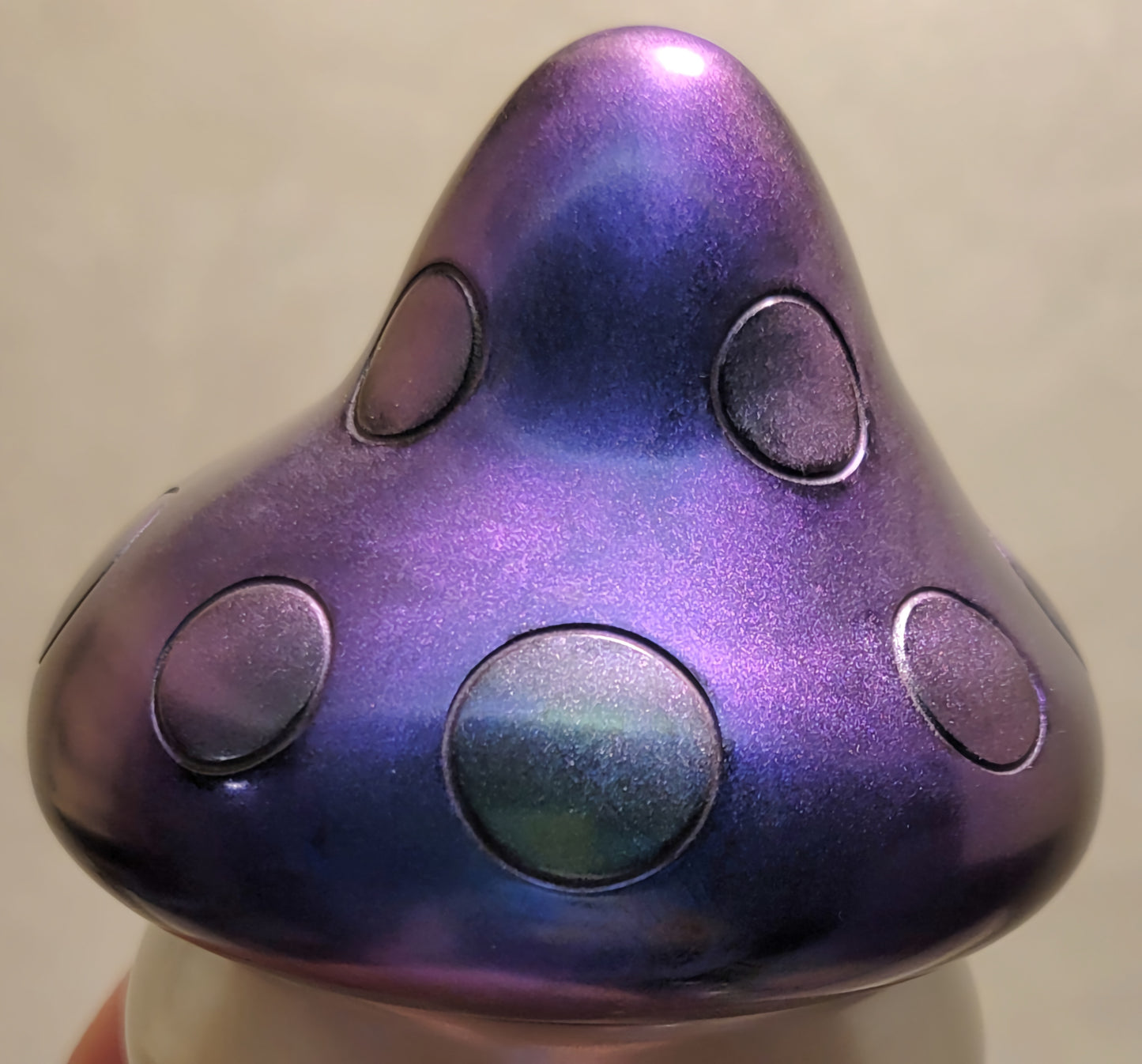 Resin Art Mushroom with Colorshifting Cap.