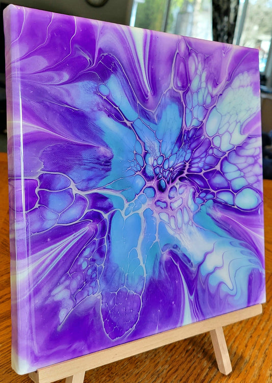 Original Handmade Fluid Art Abstract Painting