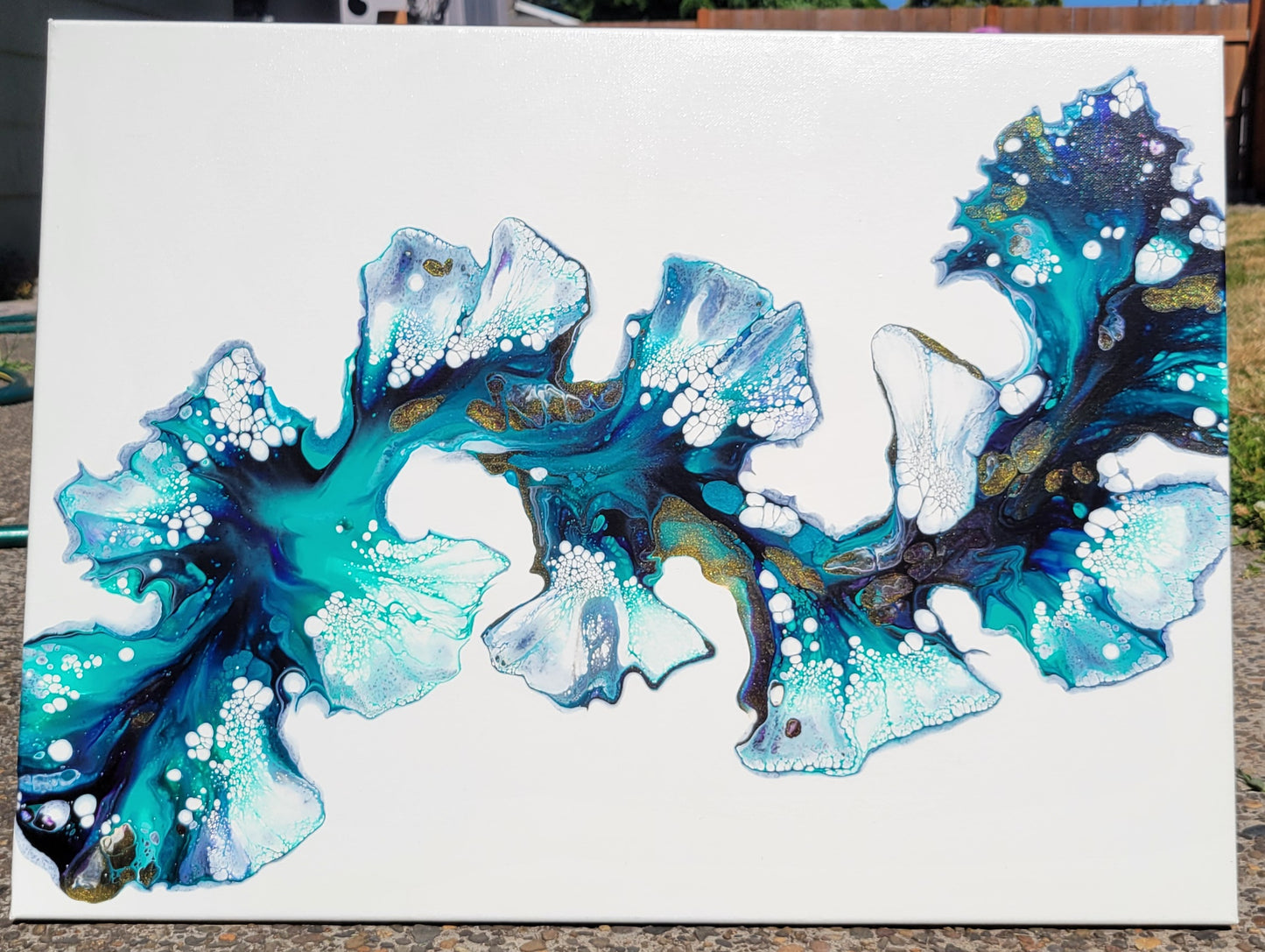 Original Acrylic Fluid Art Painting