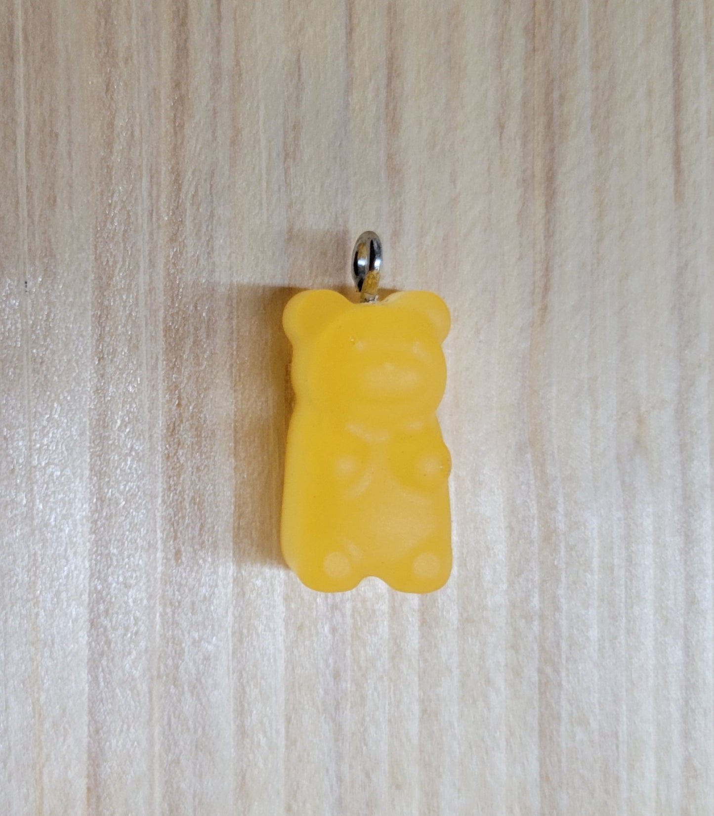 Gummy Bear Glow in The Dark  Pendant with Necklace Chain (ORANGE)