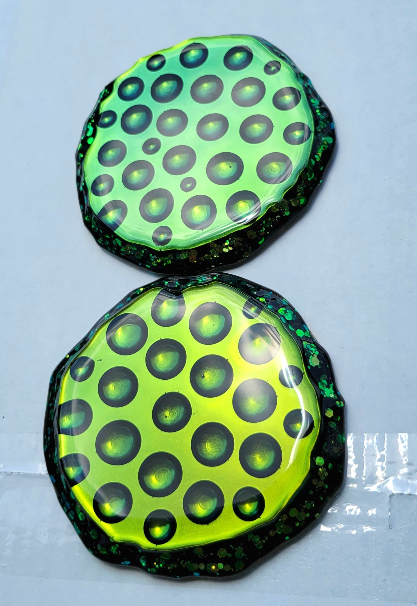 Handmade Resin Art Colorshifting Coasters Set of 2
