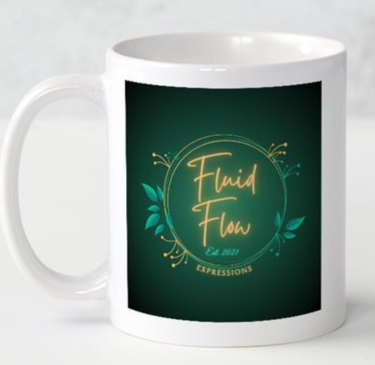 Fluid Flow Expressions Logo Mug
